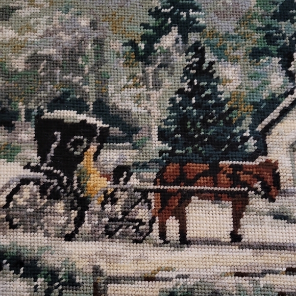 Scenic Winter Tapestry Wall Art - Picture 3 of 6